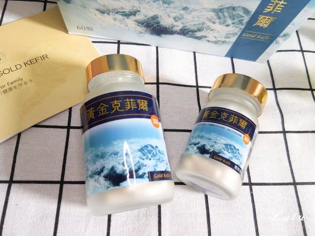 黃金克菲爾。克菲爾乳酸菌粉。隨時隨地補充好菌，維持腸道機能。膠囊劑型，方便吞食，隨身攜帶