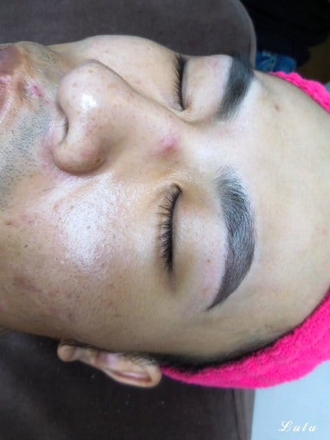 台北中山【CHI NI AI美學】韓式半永久定妝。睡醒立馬擁有自然眉型。仿真絲霧眉。韓式霧眉／紋眼線／ 水潤紋唇／ 紋髮際線推薦。林森北路。捷運松江南京站