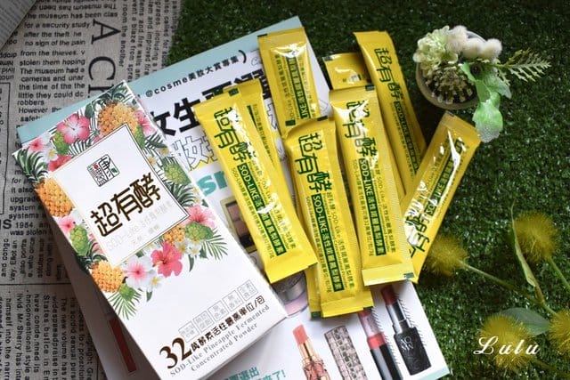 福盈康 超有酵SOD-Like活性鳳梨酵素。幫助消化。幫助維持消化道機能。改變細菌叢生態。使排便順暢。調整體質。調節生理機能。