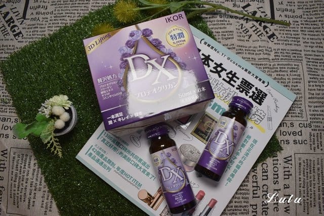 IKOR醫珂。DX極美秘戀 膠原蛋白飲。肌膚保濕Q彈，底妝不脫妝的秘密神器。日本原裝進口。香甜好入口，冰冰的更好喝