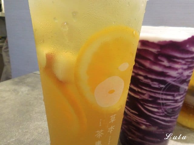 草本茶集 板橋忠孝店。板橋飲料店推薦。妍植花果茶/精品手作珍珠。芋見珍愛，鮮Q凍飲，蘋果樹。飲料界的精品
