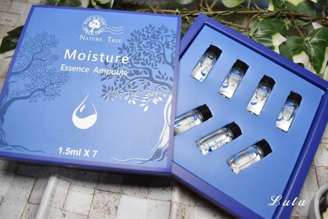 穩定肌膚狀況，只要7天。Nature Tree 保濕安瓶。喚醒、調理、滋養、修護。專為常使用 3C 用品，輕熟齡及熟齡肌所研發
