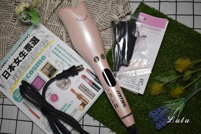 【Mita米塔電器】自動玫瑰捲髮器(MT-C100)。操作簡單又快速，專for懶人捲髮棒。雙層防燙。手殘必備捲髮工具