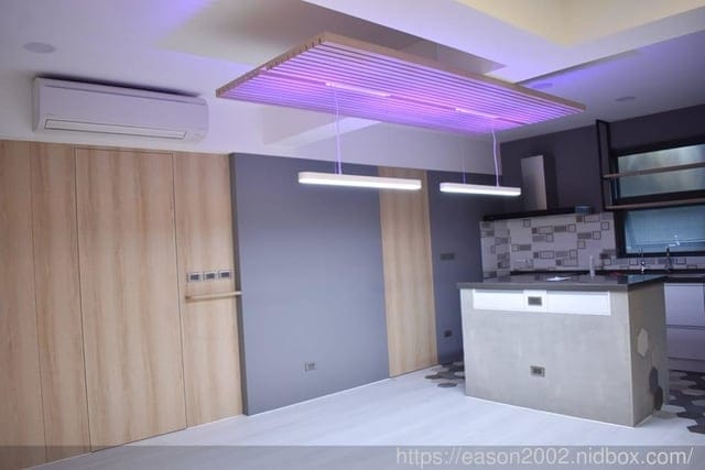 台北新店室內裝修【漆滿億油漆工程】舊屋翻新變豪宅-油漆施工推薦，讓老舊的牆面，粉刷變繽紛系的床頭牆(板橋,三重,大台北等地服務)