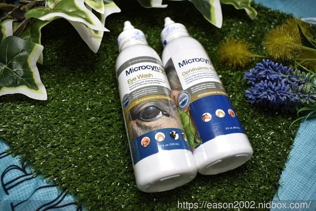 美國 MicrocynAH麥高臣神仙洗眼水+麥高臣眼睛凝膠。寶貝毛孩淚腺不臭臭。一天只需1-2次