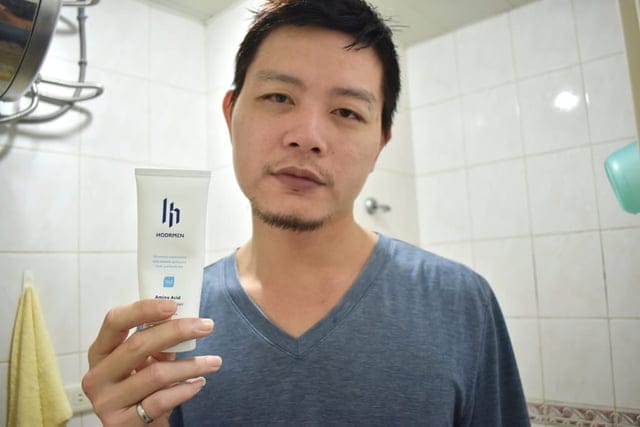 HODRMAN男研堂。FG特優評鑑商品。#胺基酸多功能洗面乳。洗後清爽，毛孔通暢，不乾澀，不殘留滑膩感