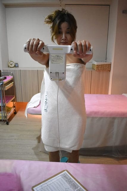EUNICE SPA（台北公館）。TRX肌瘦黃金馬甲體雕&急速爆汗甩脂課程。免運動，只要躺著，就可以享受大量運動後的爆汗快感