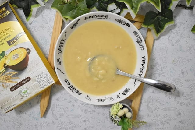 榴槤控最愛。QS SOUP 養生栗子&榴槤濃湯。（素食可用）。泰國養生栗子湯、芝麻栗子湯、金枕頭榴槤糯米湯、金枕頭榴槤大麥湯、金枕頭榴槤小米椰子湯