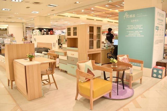 艾維拉Avila家具天母店（雅司家具）。隨居家空間大小，伸縮自如的實用家具。小空間大利用。臥室/客廳/房間/廚房/辦公室。色彩繽紛的薄荷綠、灰、白、原木色，柔和的北歐風設計