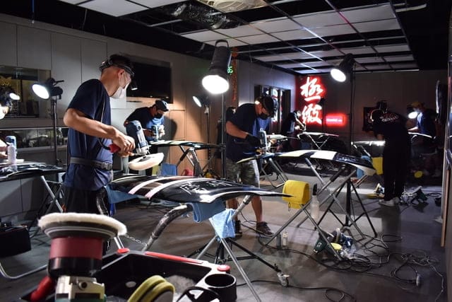 三峽極緻汽車美容 第一屆內部研磨評比大賽。加強提升全省各家極緻汽車美容的競爭力。賽後互相研討，不斷自我訓練