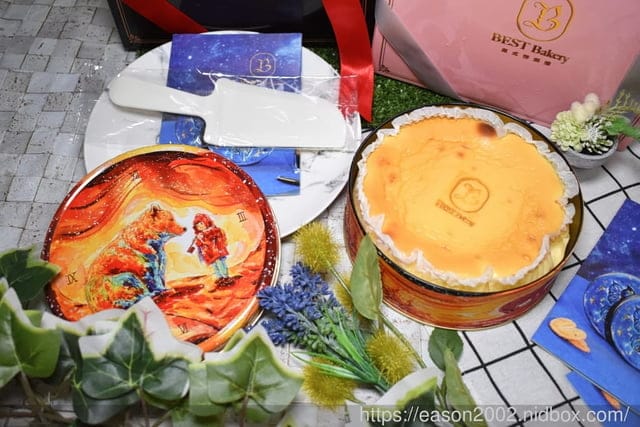 2020伴手禮/中秋禮盒推薦。#貝式特烘培坊。BEST Bakery。鳳皇酥/法式海鹽蝴蝶餅/小花曲奇/【費城凹乳酪蛋糕】鐵盒濃乳酪
