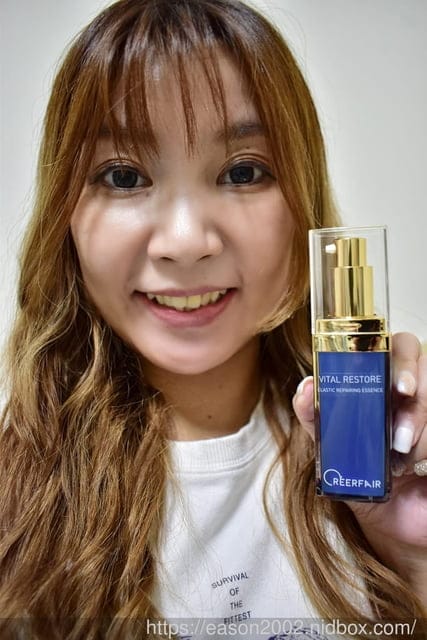 無油、無酒精、無色素，草本舒緩因子調節油水平衡。CREERFAIR 克莉菲爾彈力修護精萃，清爽不黏膩、敏弱肌適用