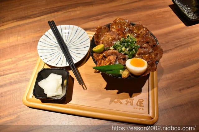 大河屋板橋遠百。平價日式料理，套餐或單點都划算!新開幕，打卡再贈好禮!