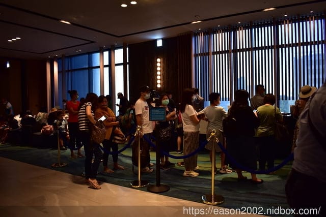 近X-PARK、華泰名城、新光影城。和逸飯店桃園館。使用大量海洋元素的裝置藝術，創造出海洋渡假風的飯店