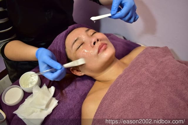 三重臉部身體SPA推薦。#肌茵重莧美學坊。無痕清肌粉刺護理+排酸鬆背護理+動力排溼（150分鐘）。從頭到腳的SPA享受