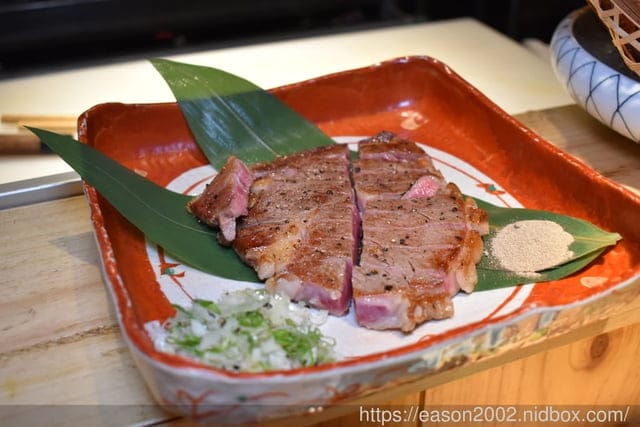 台北中山美食。建一水產（二店）。新鮮海鮮盤/握壽司/美國肋眼牛排/香濃料多味增湯/日本進口飲品