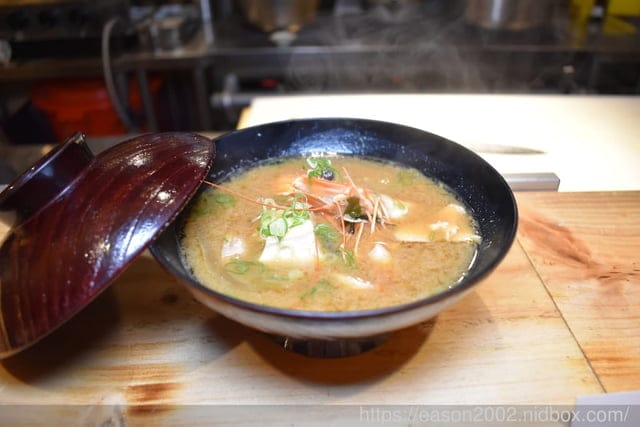 台北中山美食。建一水產（二店）。新鮮海鮮盤/握壽司/美國肋眼牛排/香濃料多味增湯/日本進口飲品