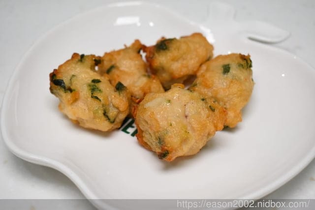 宅配美食。金倉丸子大禮盒。干貝花枝丸/豚肉湯包/粉絲菇菇球/塔香花枝揚。怎麼煮都好吃的丸子組合