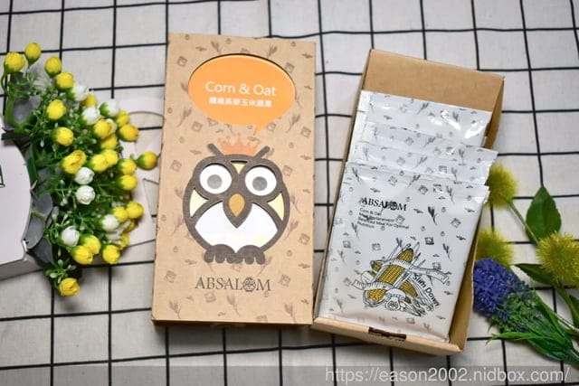 宅配美食推薦。下午茶/早餐最佳良伴。ABSALOM纖維燕麥玉米濃湯/纖女皇3:8咖啡/燕麥纖維可可奶