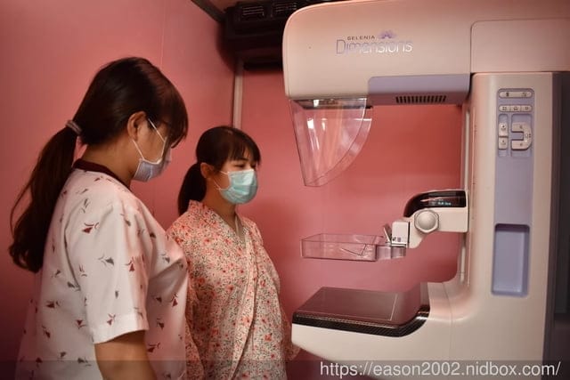 蘆洲宥生婦產科。與馬偕醫院合作乳攝車。政府提供台灣女性45-69歲2年一次免費乳房攝影，30歲以上每3年須做子宮頸抹片檢查。原來，男性比女人們更需要施打HPV疫苗
