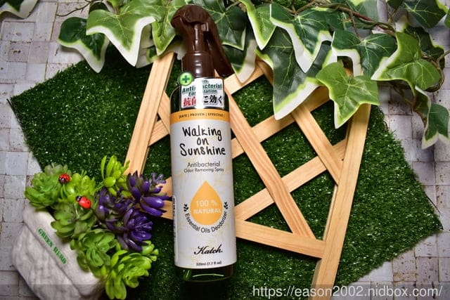 防疫期間，居家抗菌、防臭so easy。Katch天然精油抗菌消臭噴霧 – 漫步陽光 Walking on Sunshine