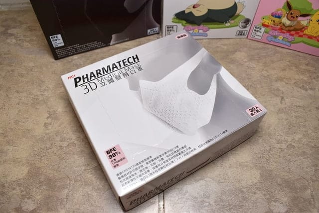 寶可夢口罩。舒適透氣，適合長時間配戴，NCI PHARMATECH 3D 立體醫用口罩
