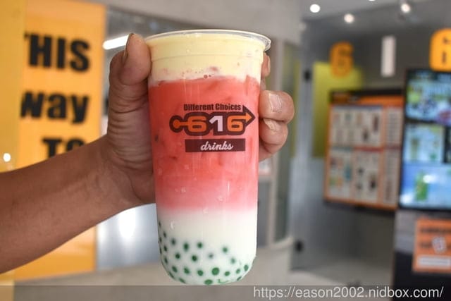 吳興商圈飲料店。616drinks。類甜品的飲料專門店，獨家手搖飲品專門店