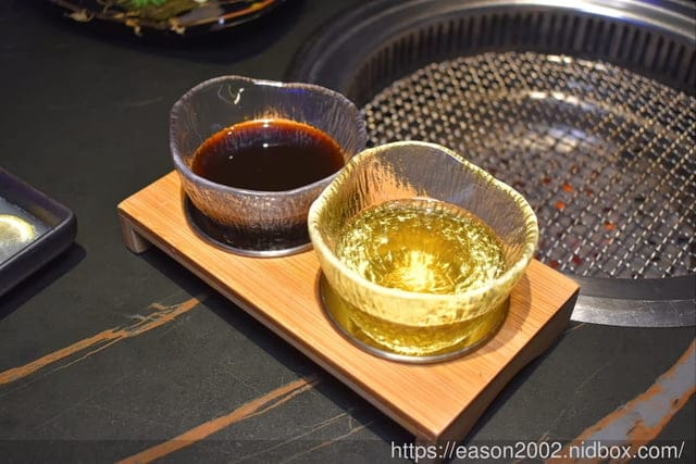 新竹美食|山上走走 日式無菜單燒肉專門店。浪漫夢幻海底世界享受頂級A5和牛/飯後甜品：金箔霜淇淋