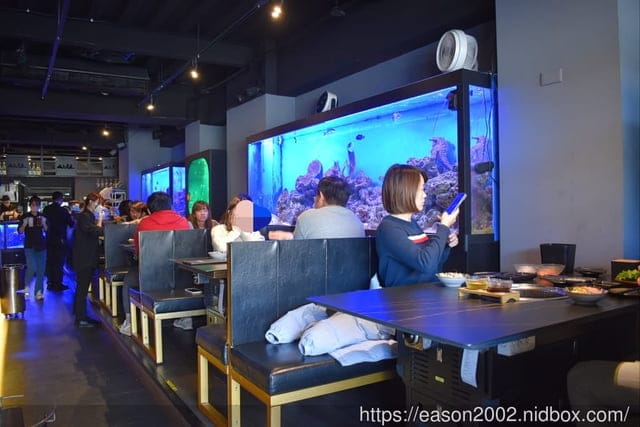 新竹美食|山上走走 日式無菜單燒肉專門店。浪漫夢幻海底世界享受頂級A5和牛/飯後甜品：金箔霜淇淋