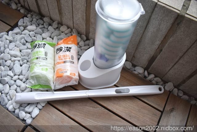 妙潔 替換式馬桶刷，拋棄式強力去污刷頭，一用即拋居家清潔打掃 乾淨又衛生