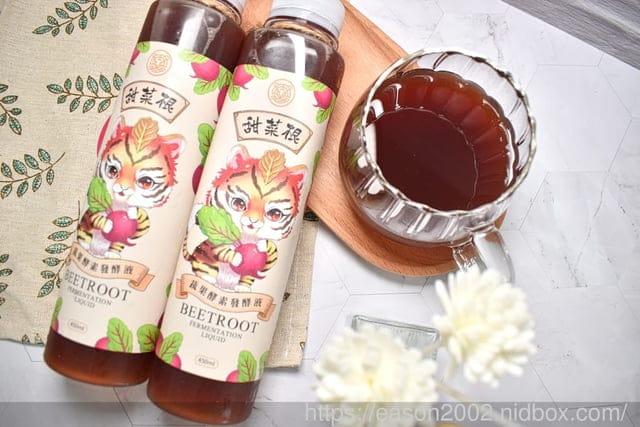 宅配美食推薦 | 虎騰印 甜菜根蔬果酵素發酵液 一瓶喝進 50 顆櫻桃的營養！擁有鐵質含量保證的每月補給飲 小資族的月事好夥伴，50 顆櫻桃的鐵質一瓶就滿足 每天一杯拿鐵的錢、讓姨媽不再失血又心煩