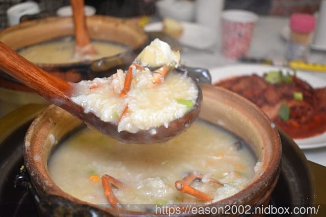 板橋美食 | 稻香園陳記潮汕砂鍋粥板橋三民店 現撈海鮮、生米細熬的海鮮砂鍋粥 鮮甜美味 搭配私房料理 板橋宵夜、外送首選