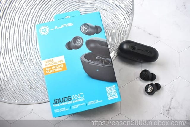 降噪耳機推薦 | JLab JBuds ANC 3 真無線藍牙耳機 防塵防水 無須擔心汗水與戶外下雨 還有內建充電線