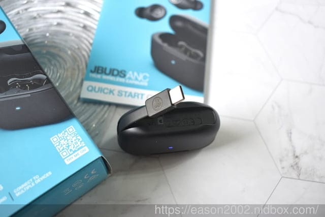 降噪耳機推薦 | JLab JBuds ANC 3 真無線藍牙耳機 防塵防水 無須擔心汗水與戶外下雨 還有內建充電線