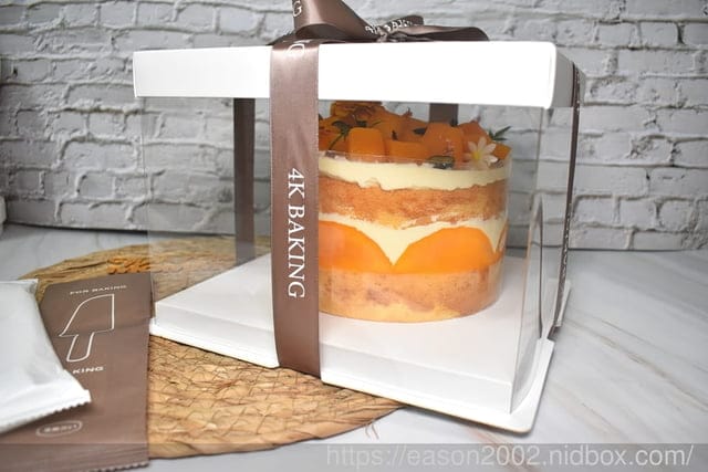 母親節蛋糕 |  4k手作烘焙 芒果爆爆裸蛋糕6吋 爆量新鮮愛文芒果 當日新鮮手作 健康、低糖、少油膩