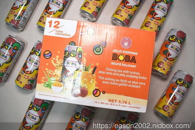 好市多必買 | O’s Bubble歐司啵啵荔枝烏龍茶蘆薈爆珠飲 充滿驚喜的罐裝飲料