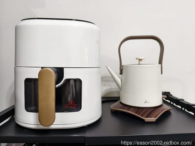 義大利Giaretti 4.5L智慧型氣炸鍋 | 內建精準控溫、雙層透明可視窗、24小時預約 輕鬆實現美食靈感！