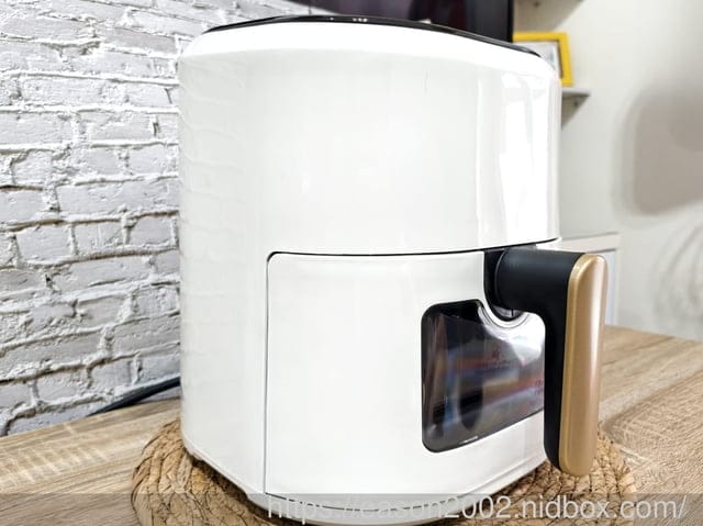 義大利Giaretti 4.5L智慧型氣炸鍋 | 內建精準控溫、雙層透明可視窗、24小時預約 輕鬆實現美食靈感！
