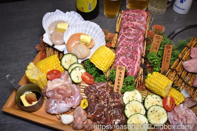 台北暢飲日式燒肉推薦 | 豆町村燒肉 598元/2小時（梅酒、清酒、啤酒、Highball，無限量暢飲）免費專人代烤，盡情享受頂級食材的日式燒肉店
