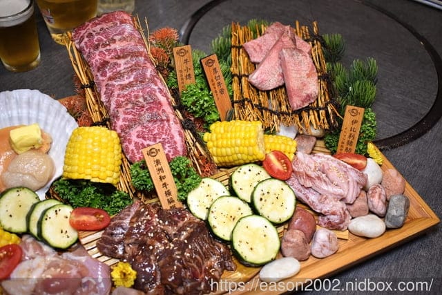 台北暢飲日式燒肉推薦 | 豆町村燒肉 598元/2小時（梅酒、清酒、啤酒、Highball，無限量暢飲）免費專人代烤，盡情享受頂級食材的日式燒肉店