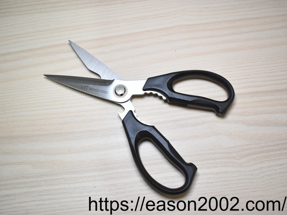 【MINGTOOL銘刀】日本鋼廚房剪 | 一刀萬用 日本不銹鋼台灣製 長久耐用 多功能廚房剪：料理剪、食物剪、露營、碎堅果、開瓶